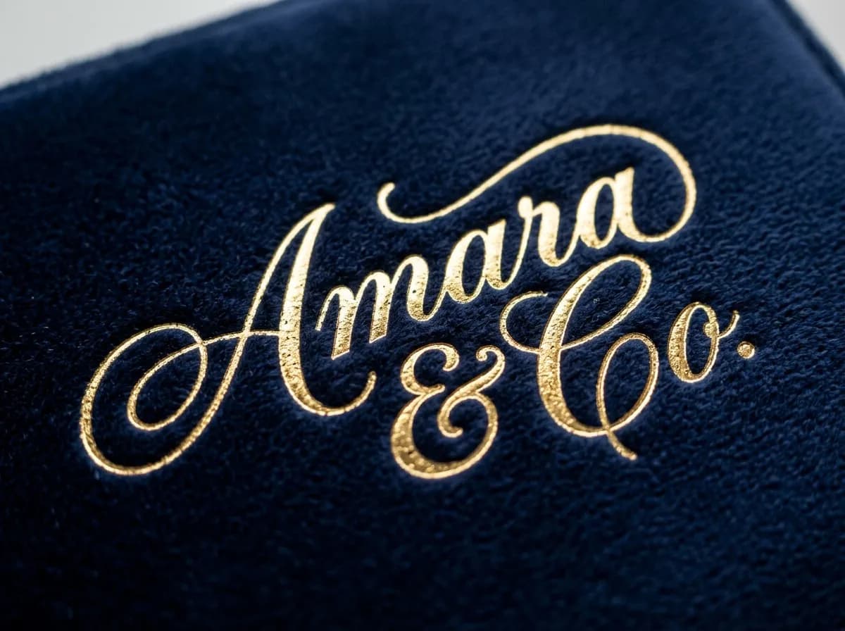 Script Gold Foil Precision