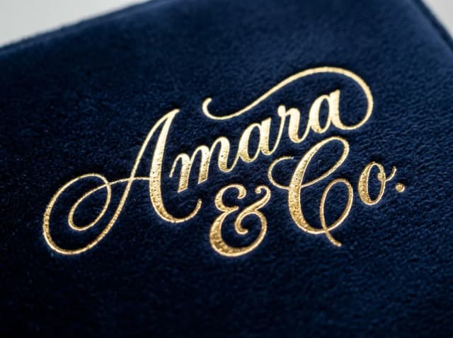 Script Gold Foil Precision