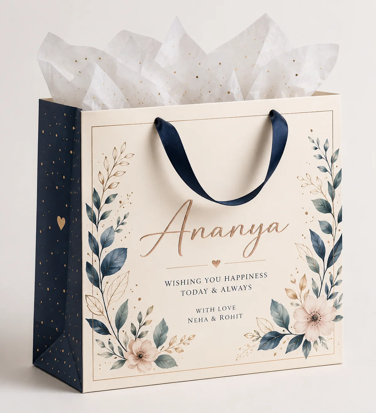 Satin Ribbon Handle Bags