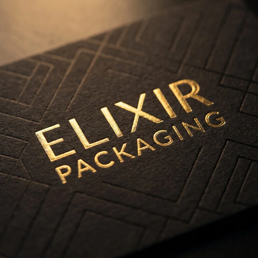 Luxury Magnetic Box Branding Detail Gold Foil