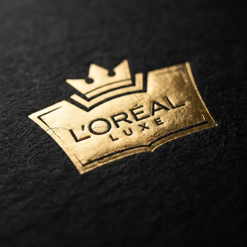Luxury Hot Foil Stamping Branding Detail