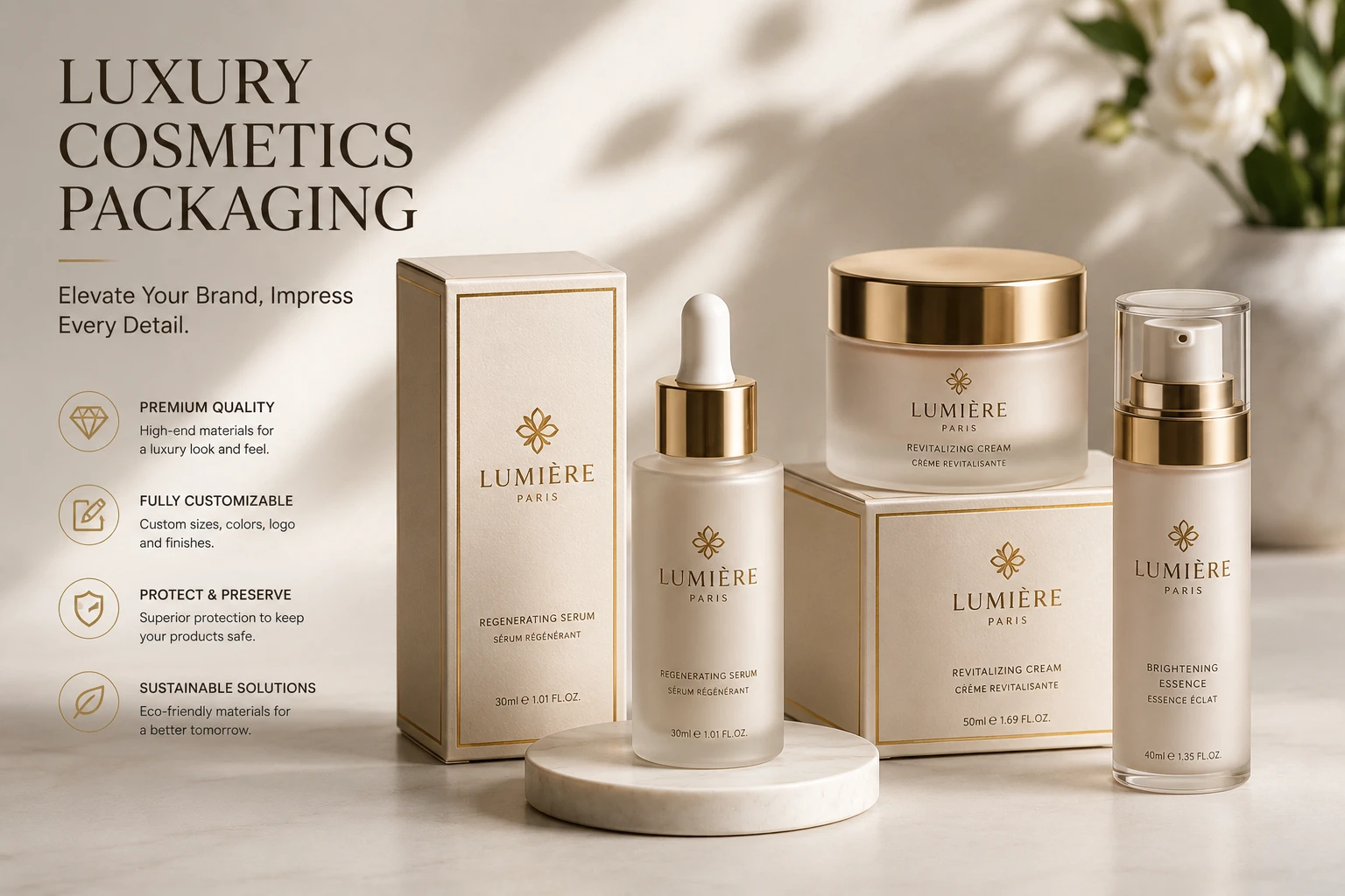 Prestige Skincare Security: Advanced Anti-Counterfeiting and Structure Protection