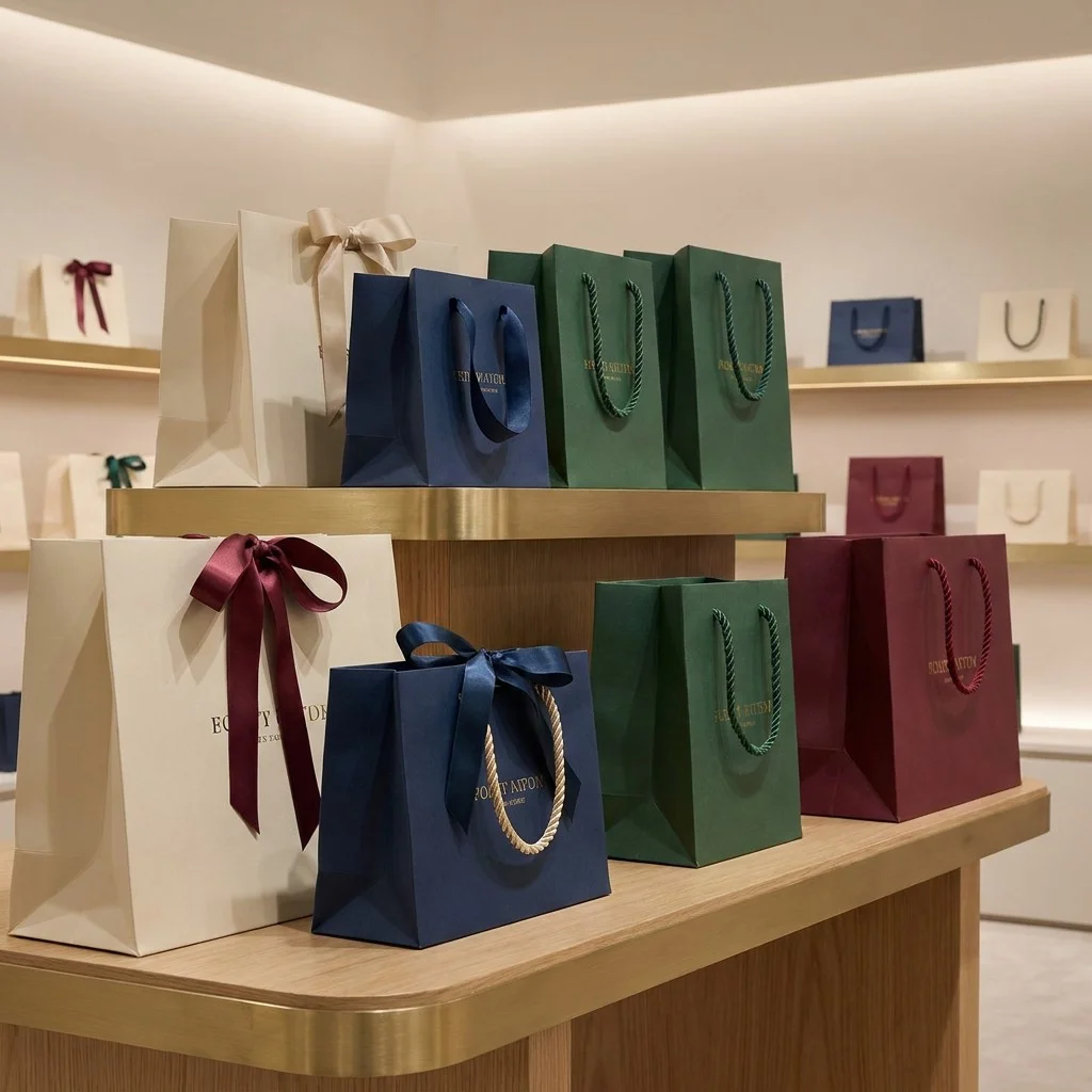 Gusset-Printed Boutique Bags