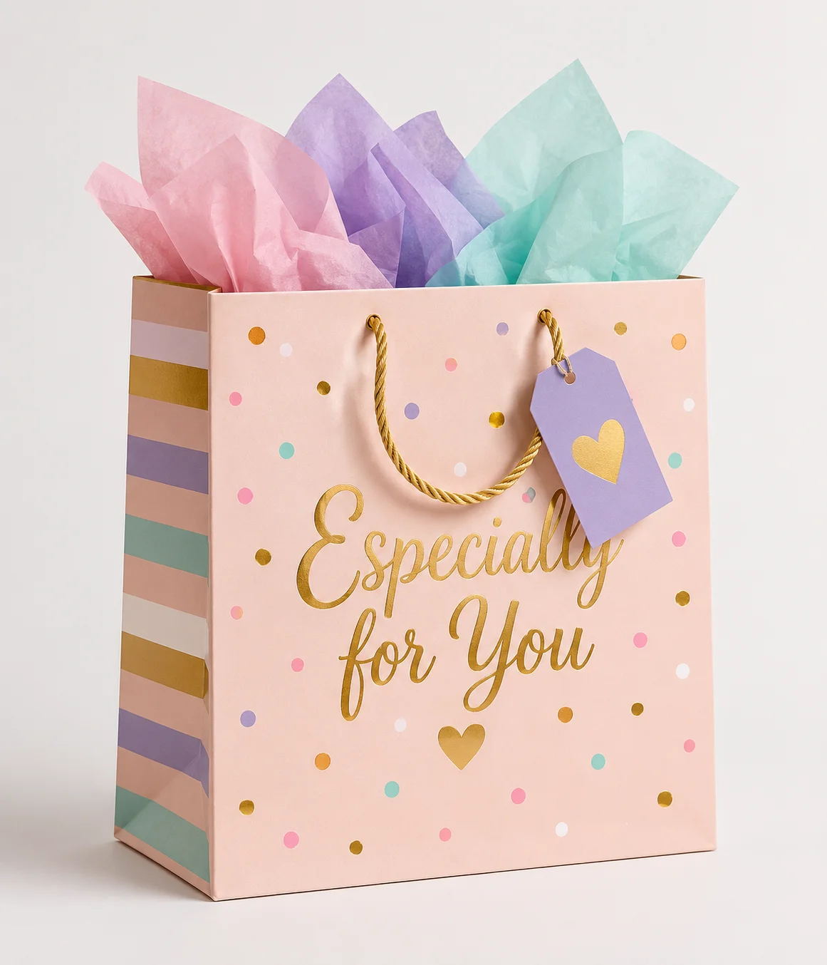 Polka Dot Especially For You Gift Bag - Premium paper carrier