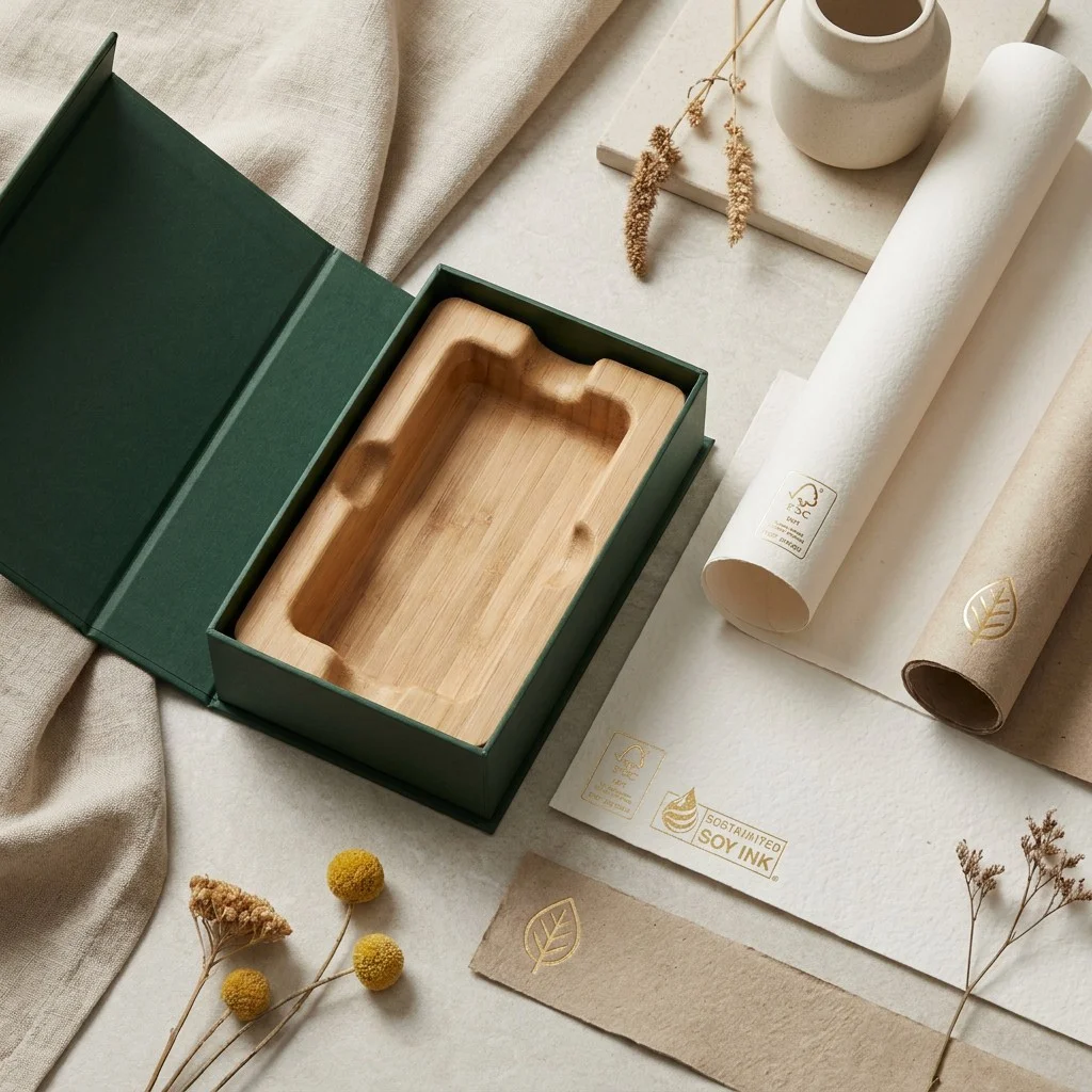 Sustainable Packaging Trends 2026: FSC Boxes, Pulp Inserts & Eco Finishes